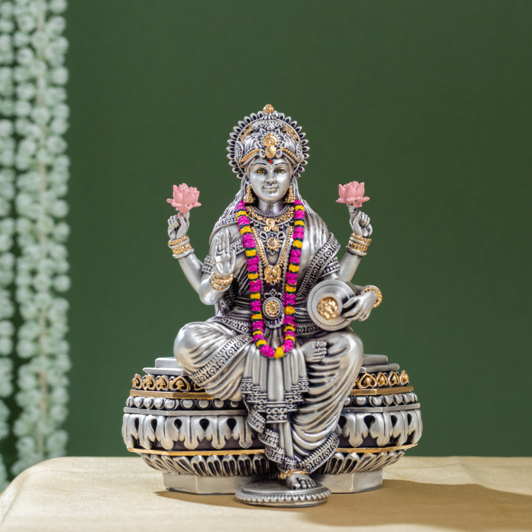 Sacred Silver Laxmi ( SILVER PLATED )