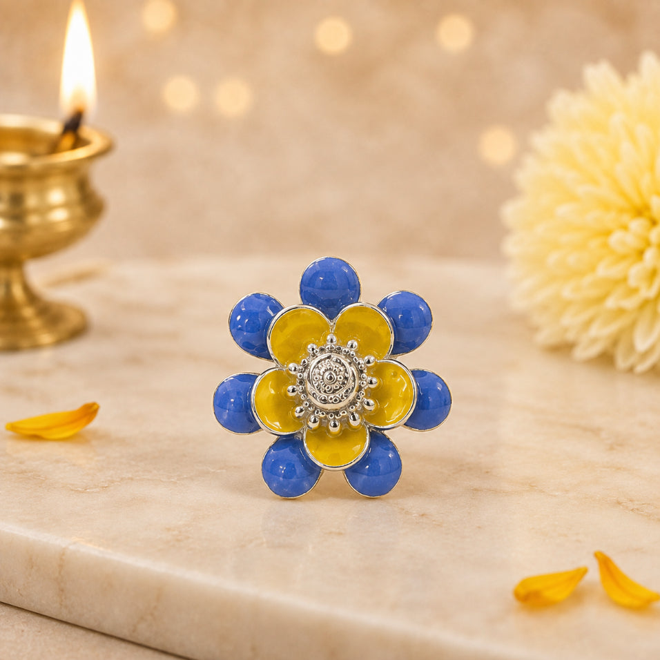 Blue Bloom Flower
