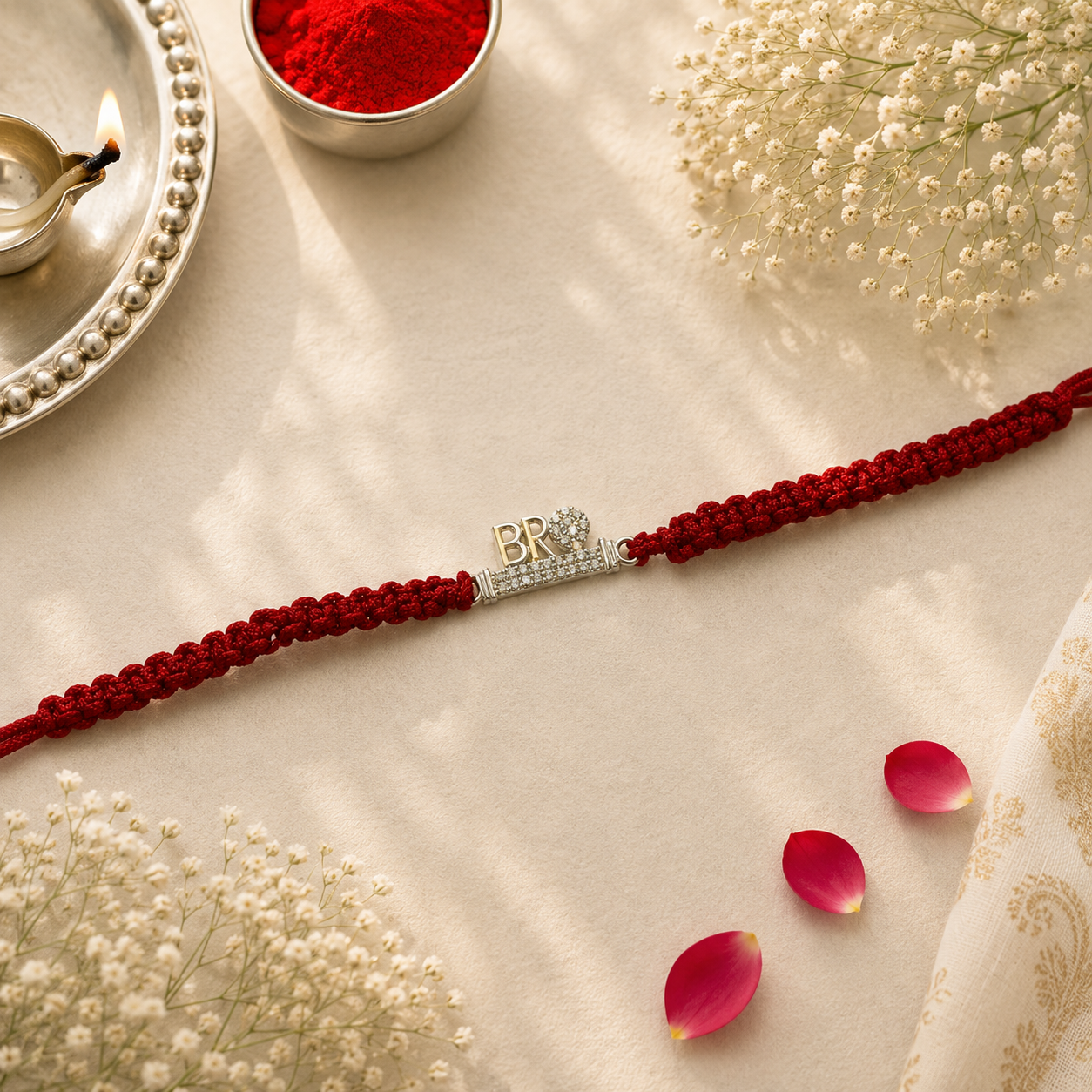 Bro Spark Silver Rakhi