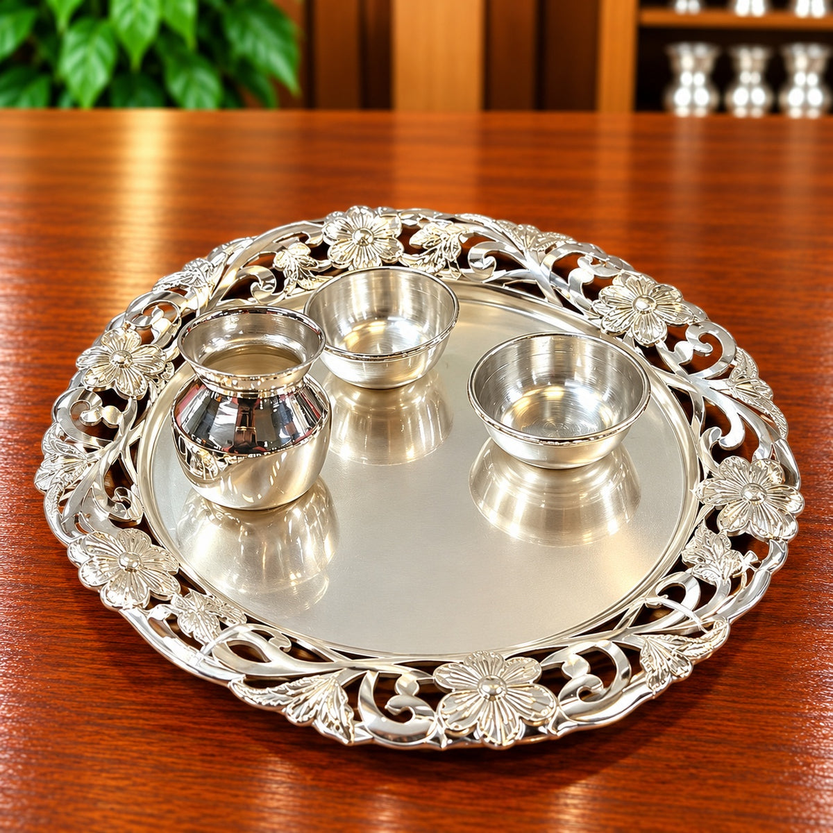 Floral Nakshi Plate