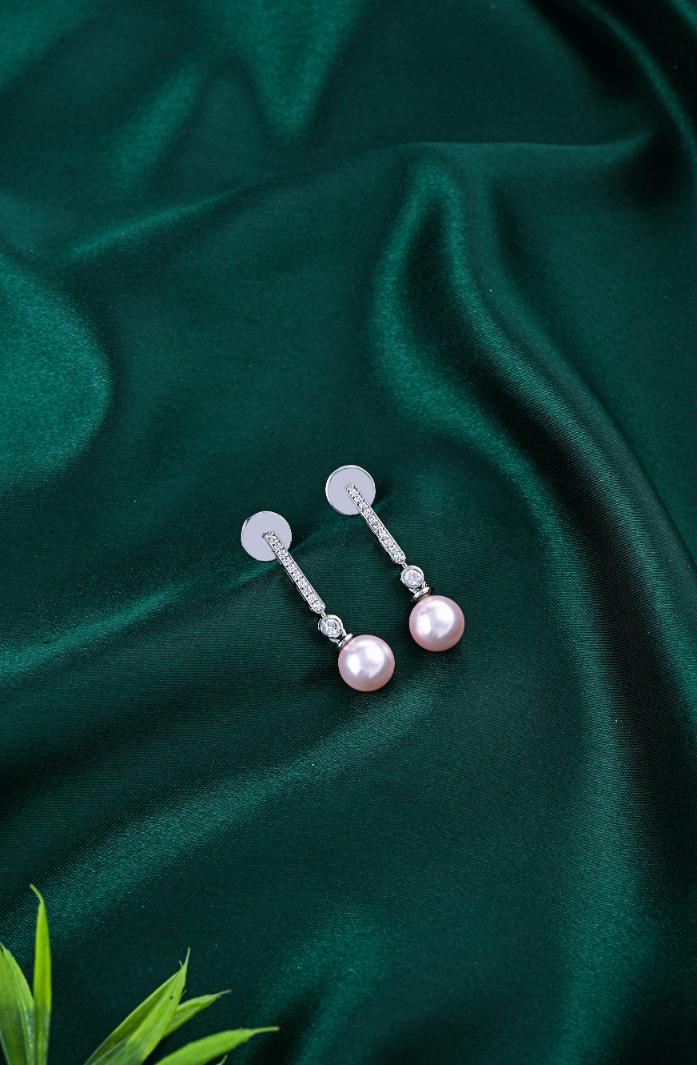 Gem Pearl Shine Earrings