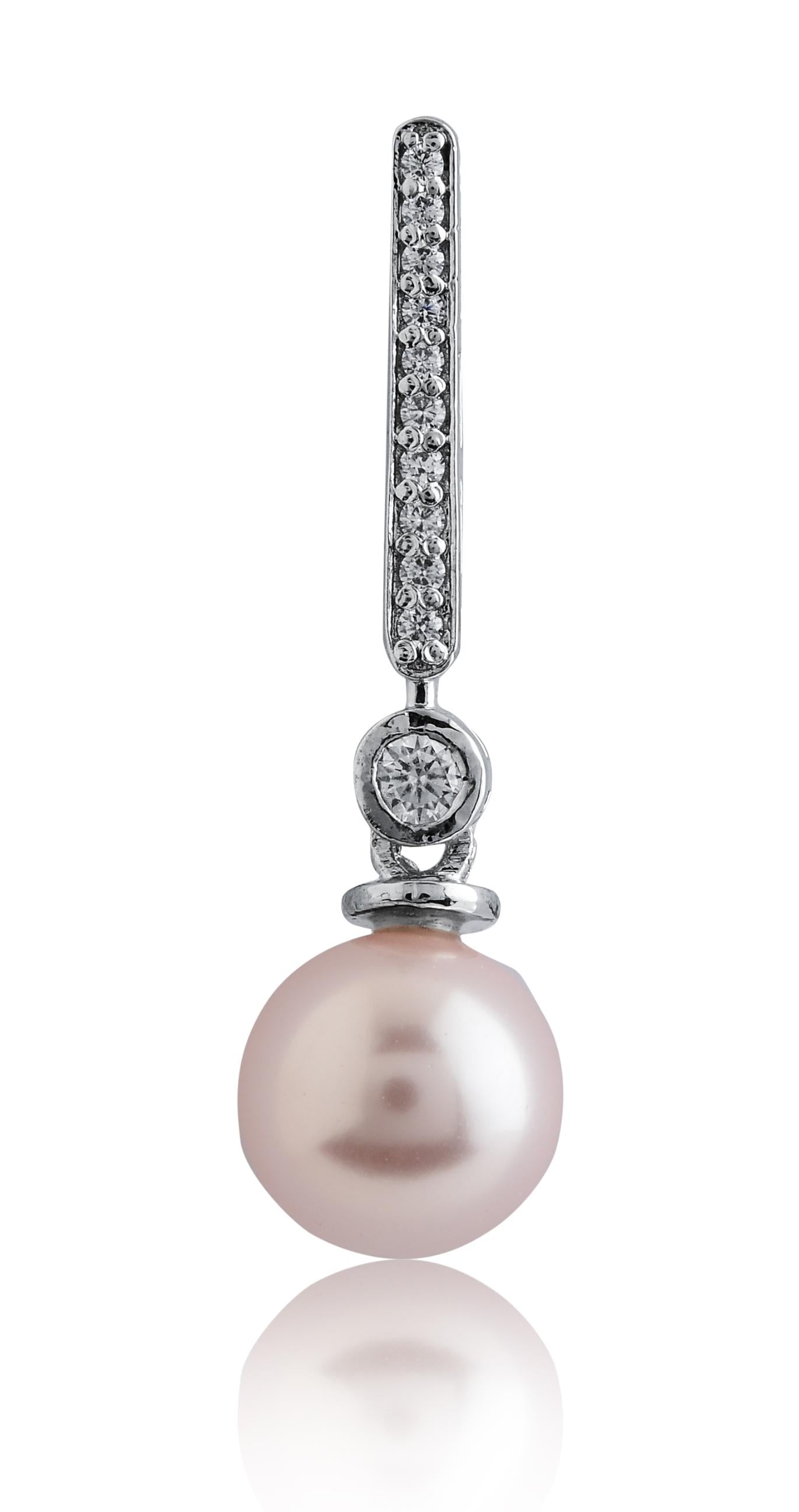Gem Pearl Shine Earrings