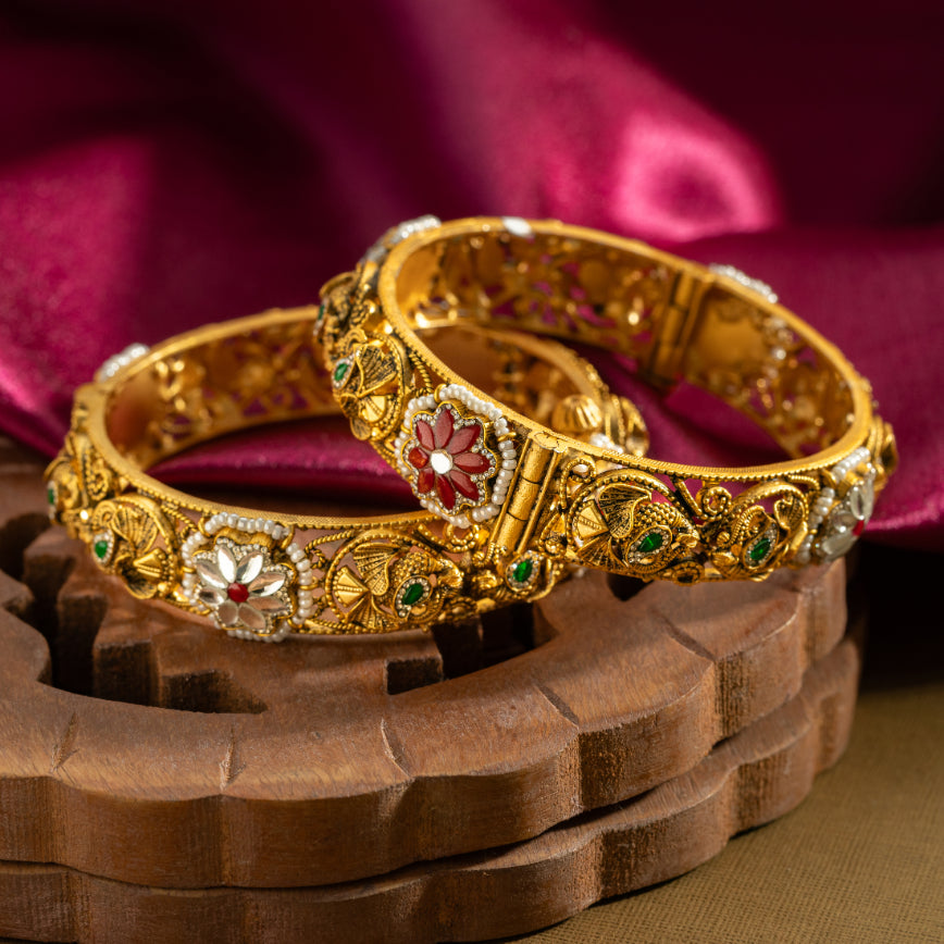 Golden Rajput Bangles