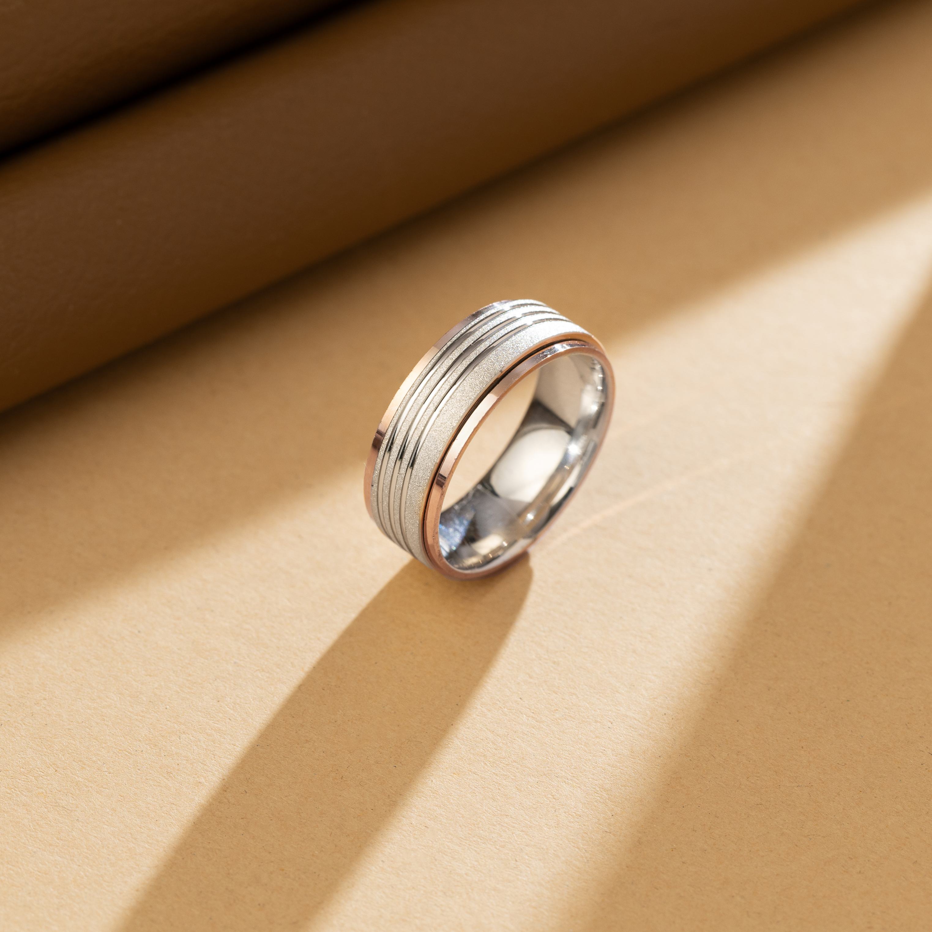 Linear Luxe Band Ring