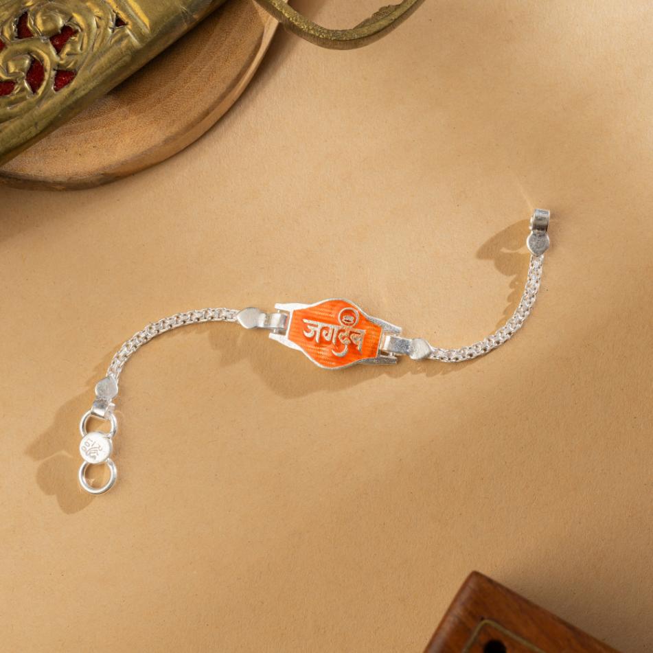 Maratha Heritage Silver Bracelet