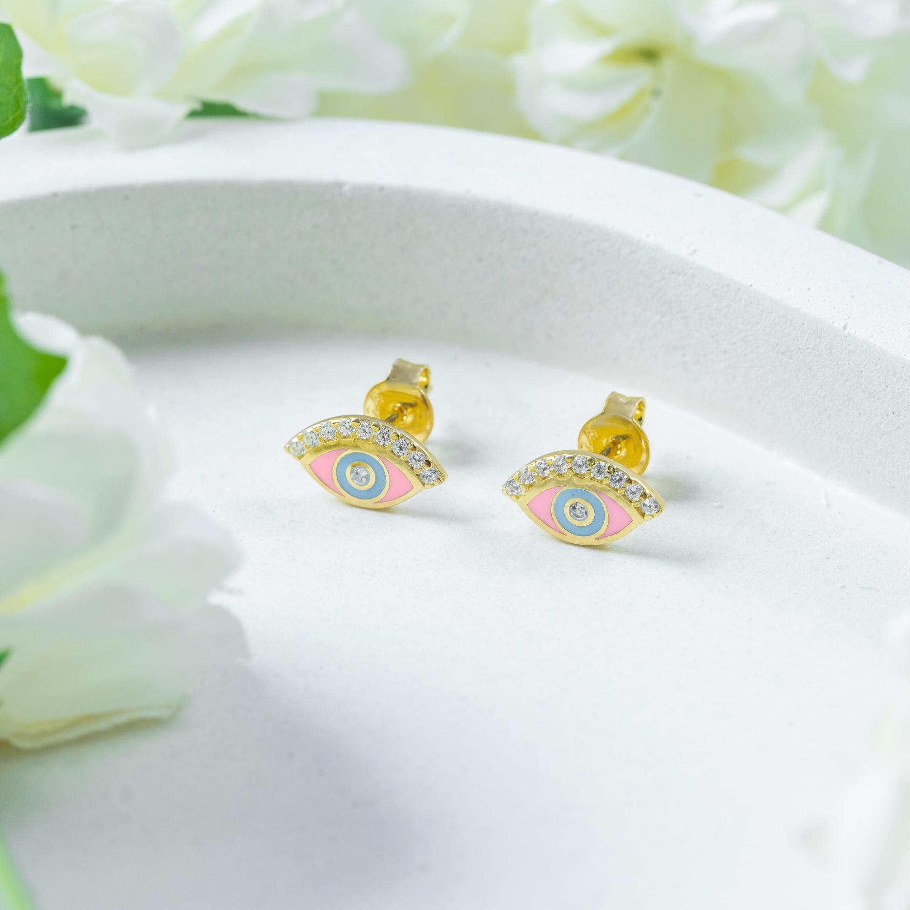 Nazar Belle Stud Earrings