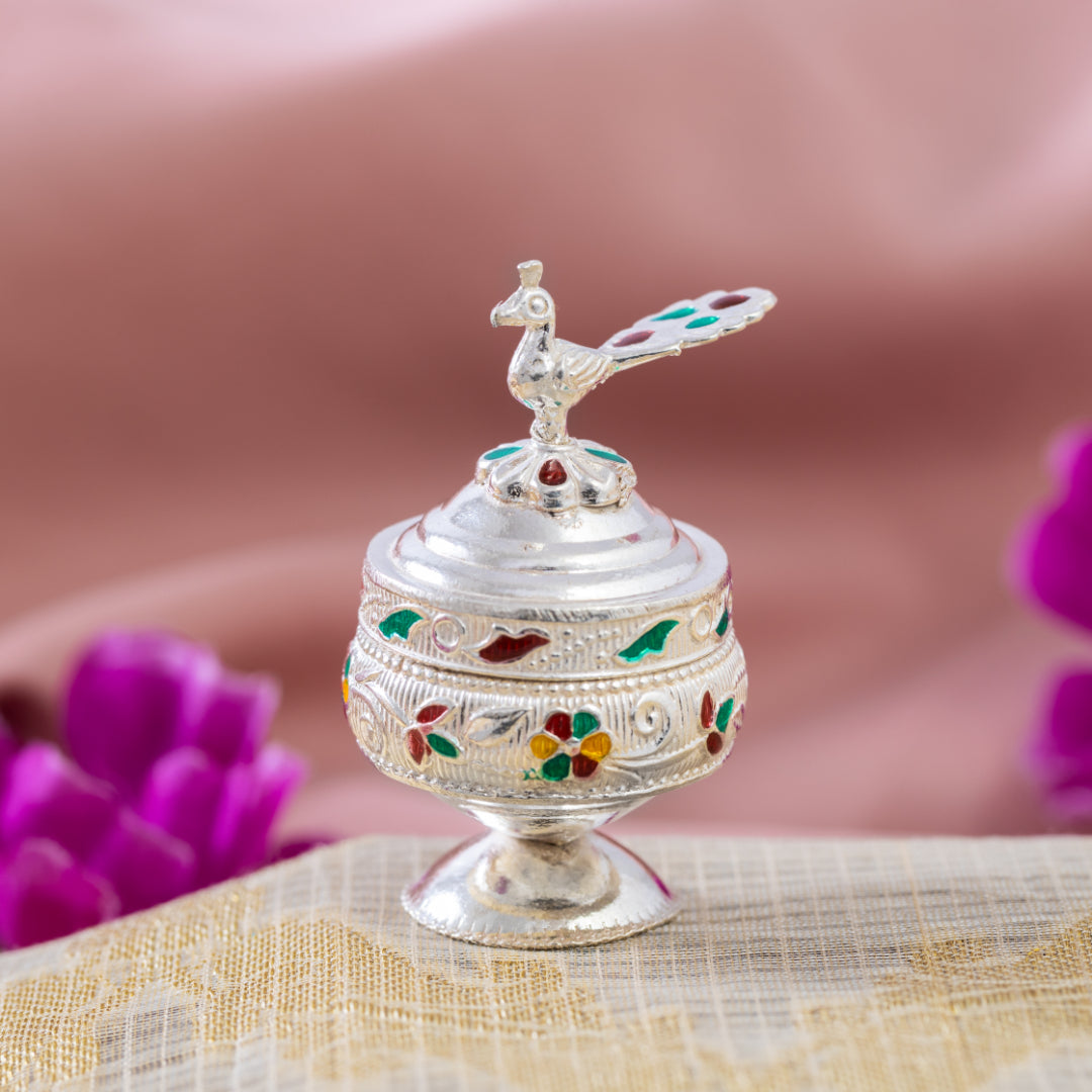 Peacock Meenakari Karanda