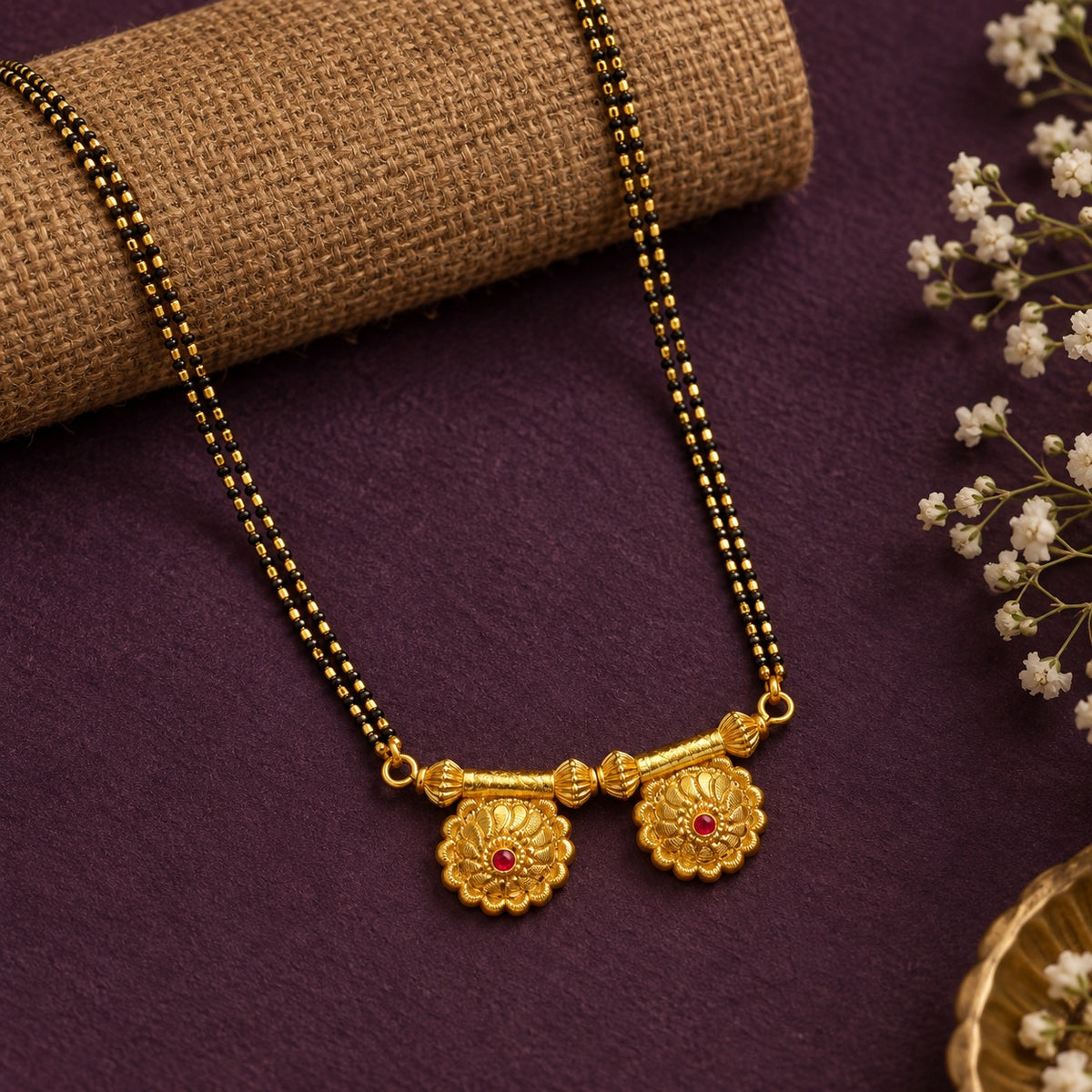 Rajsi Twin Bloom Mangalsutra