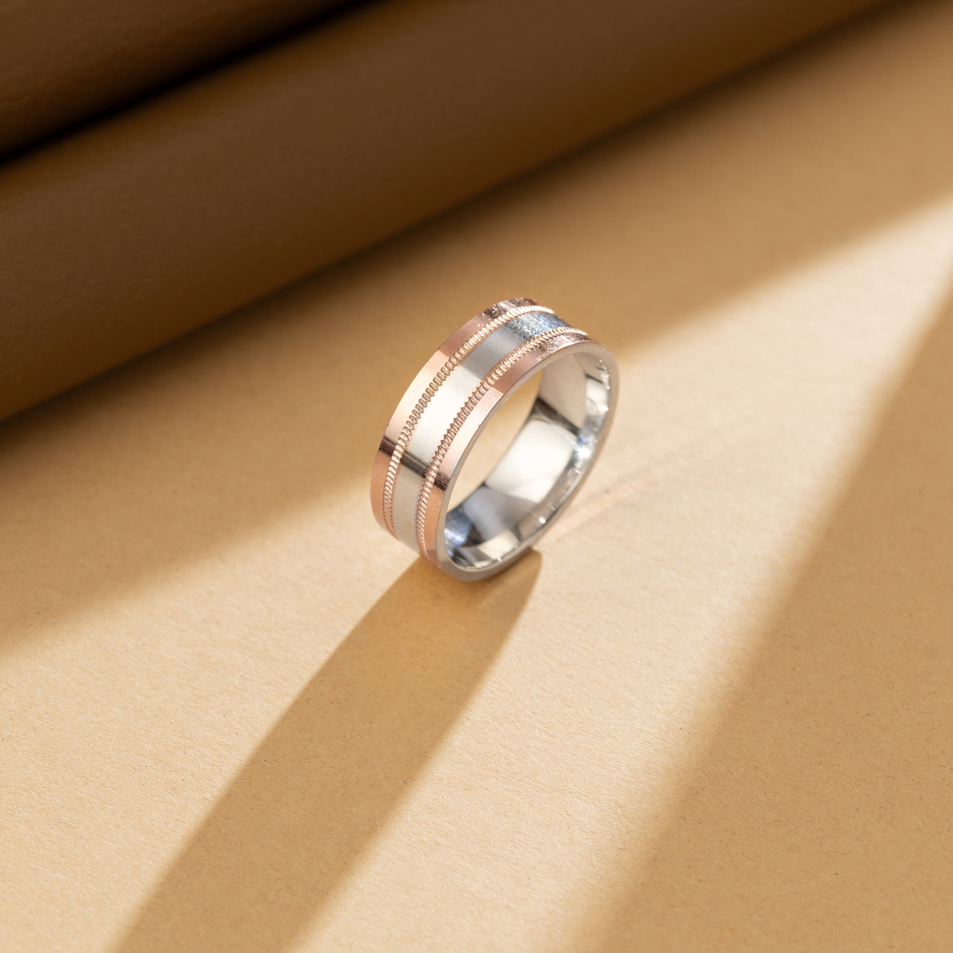 Rose Horizon Band Ring