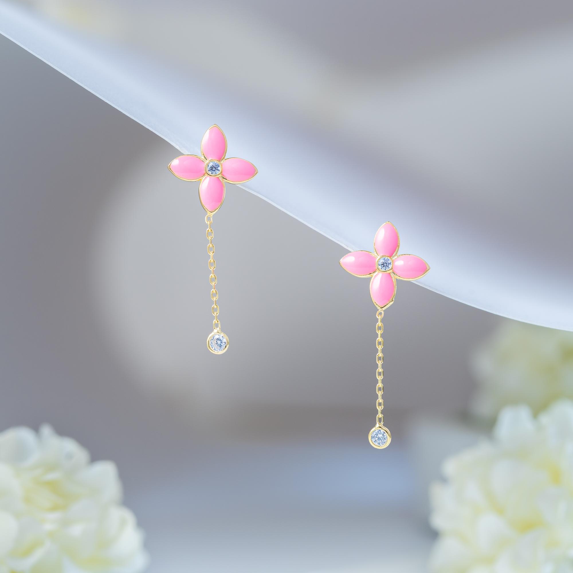 Rosette Sparkle Earrings