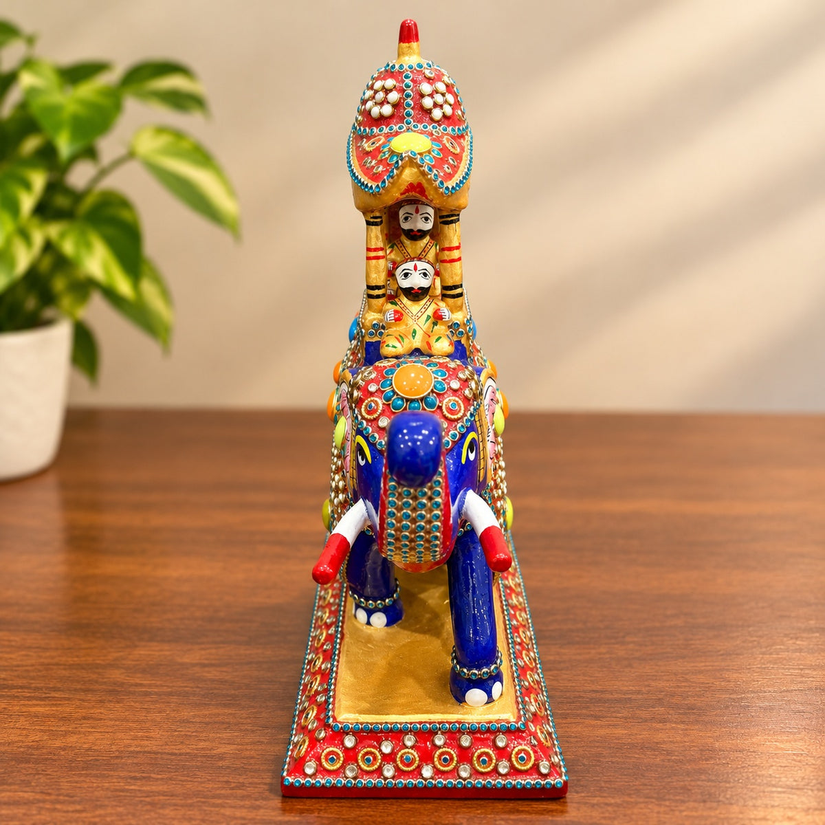 Royal Elephant Ambari Showpiece