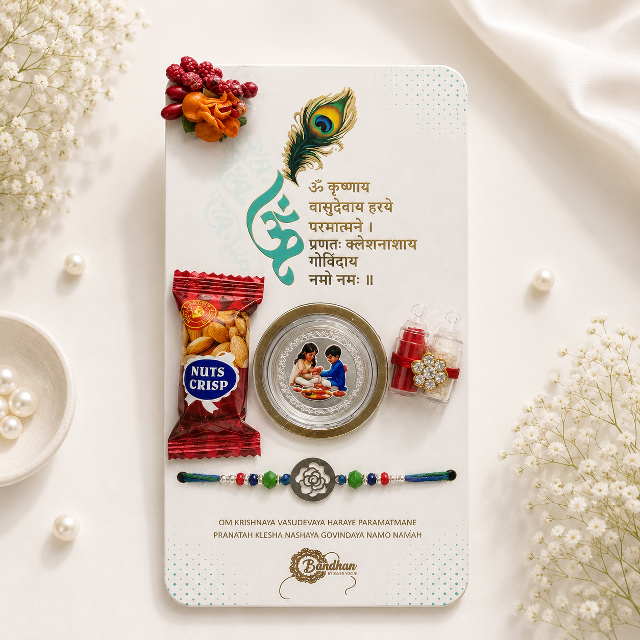 Shree Krishna Harmony Rakhi Hamper