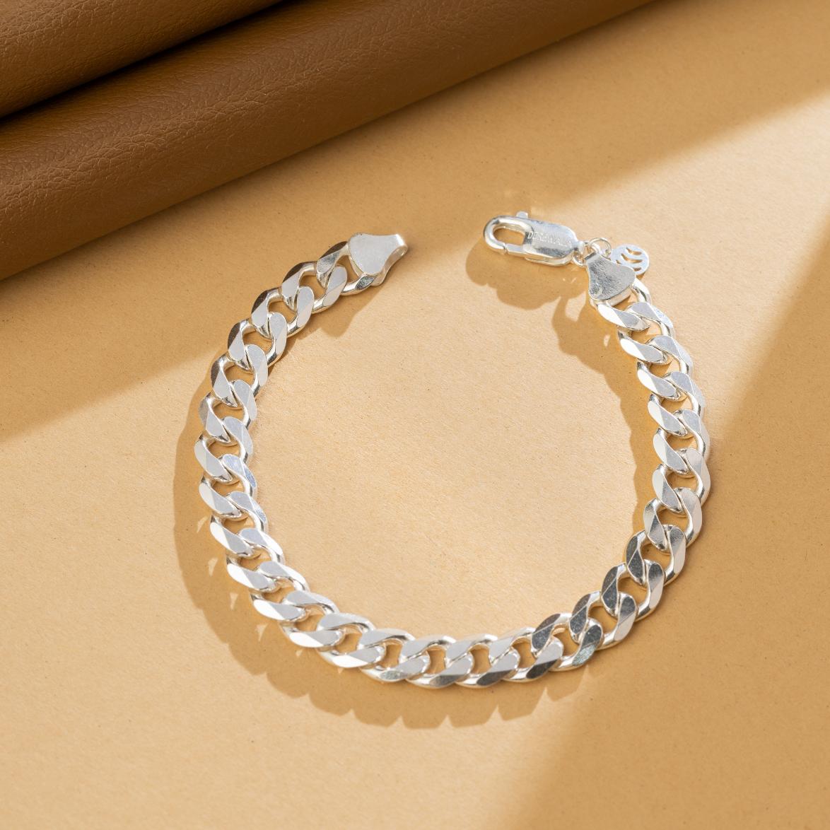 Titan Edge Silver Bracelet