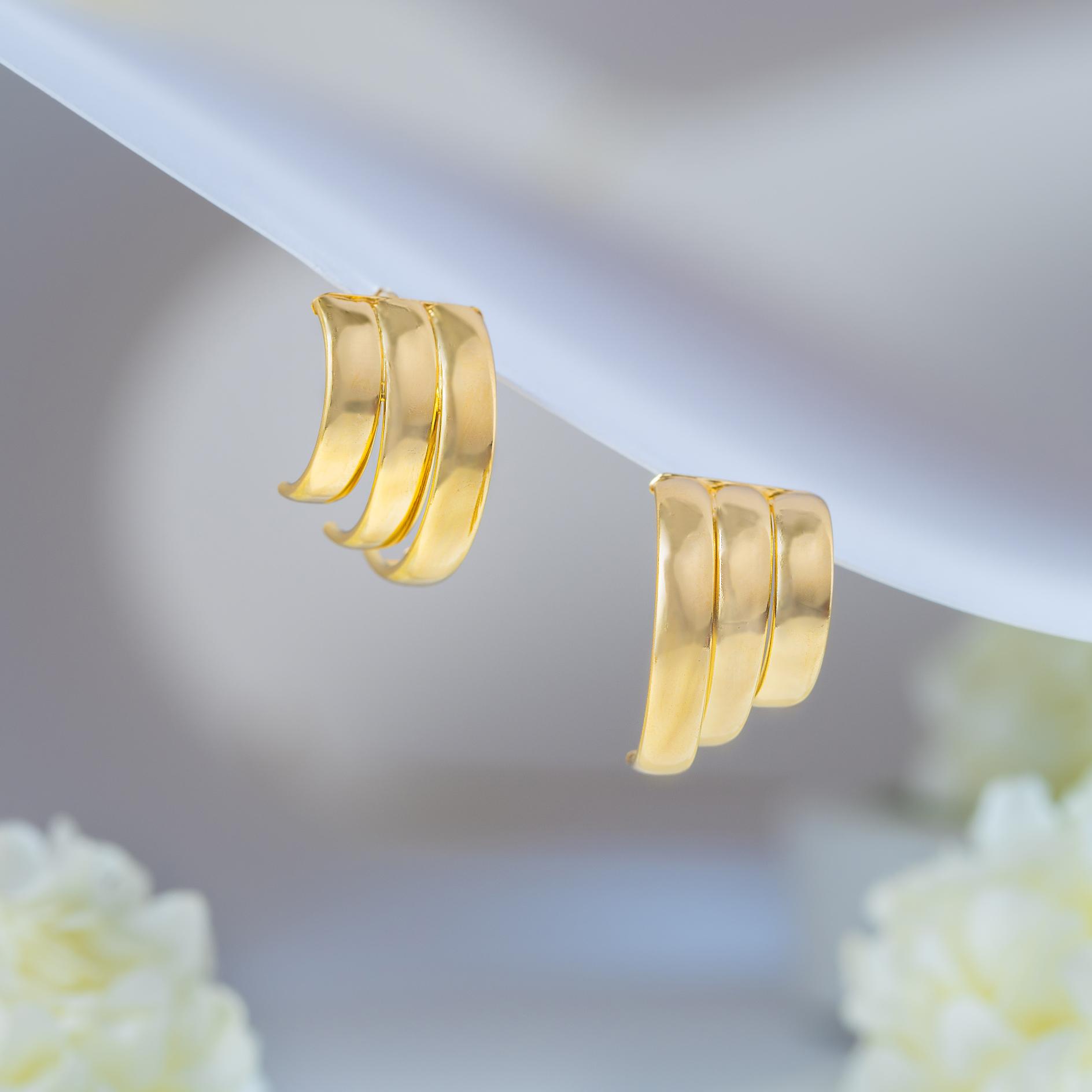 Wave Cuff Earrings