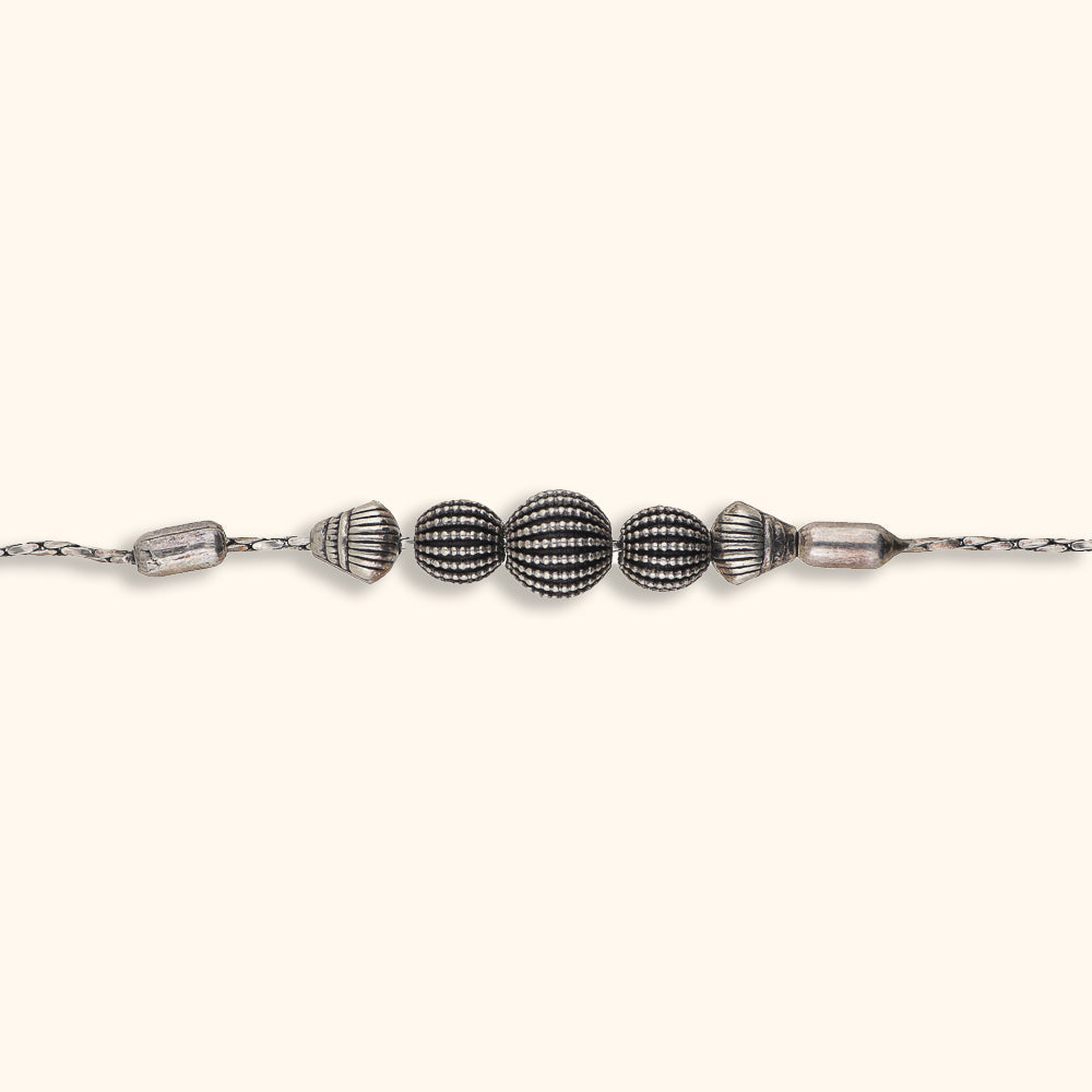 Atmaja - Oxidised Silver Bracelet
