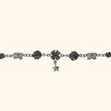 Sitara - Oxidised Silver Bracelet