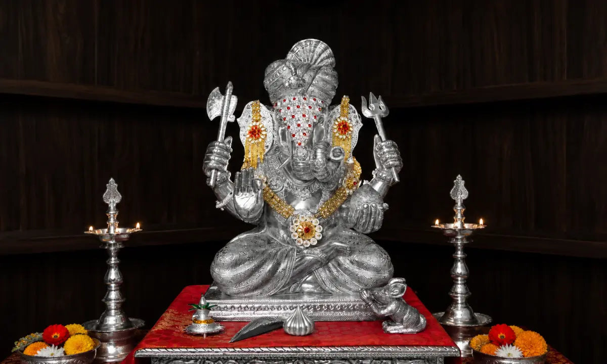 Ganpati 2026 : Silver Essentials for Festivities