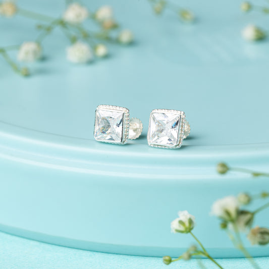 Sparkle with Structure Studs - Medium Size