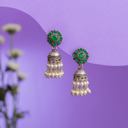 Royal in Green, Rooted in Grace Jhumka