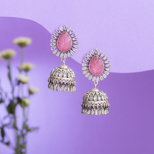 Soft Sparkle, Strong Statement Jhumka