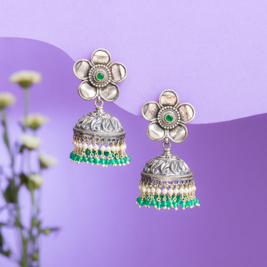 Delicate Craft. Dramatic Impact Jhumka