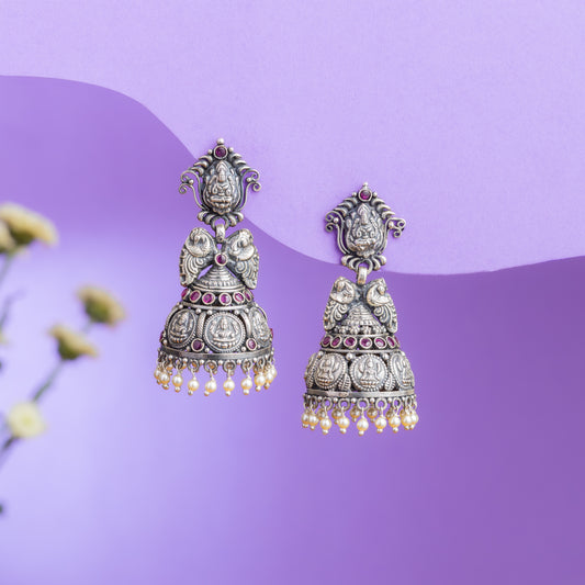 A Classic Tale Told in Silver Jhumka