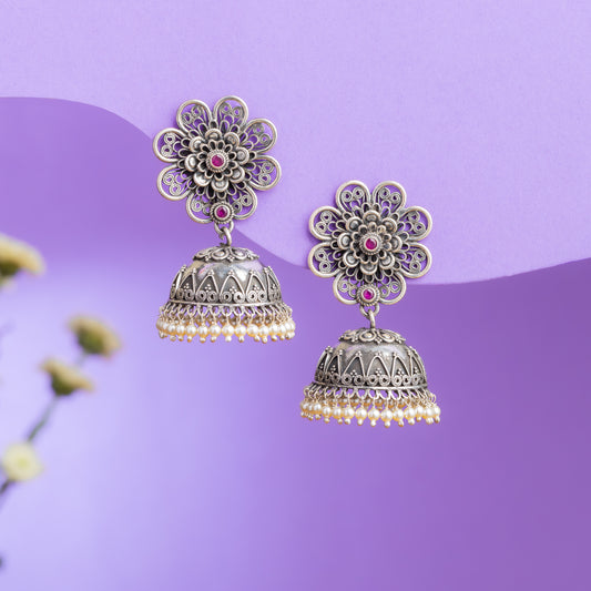 Poetry in a Pair Jhumka