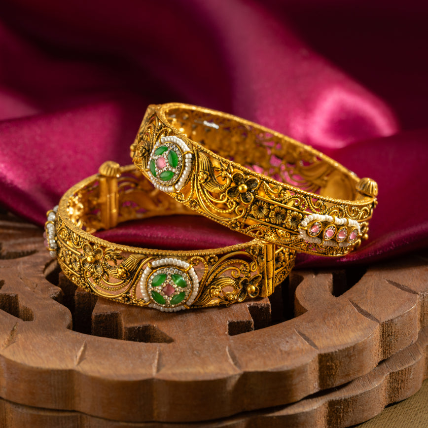 Polki Shringar Bangles