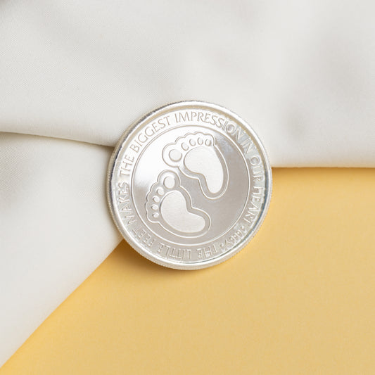 Tiny Toes, Timeless Shine Baby Coin