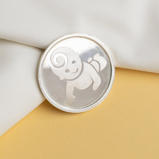 Tiny Toes, Timeless Shine Baby Coin