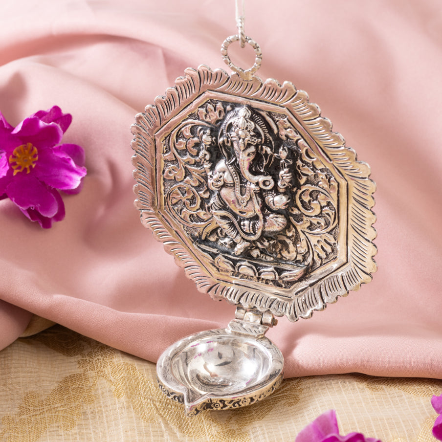 Lord Ganesha Frame Diya