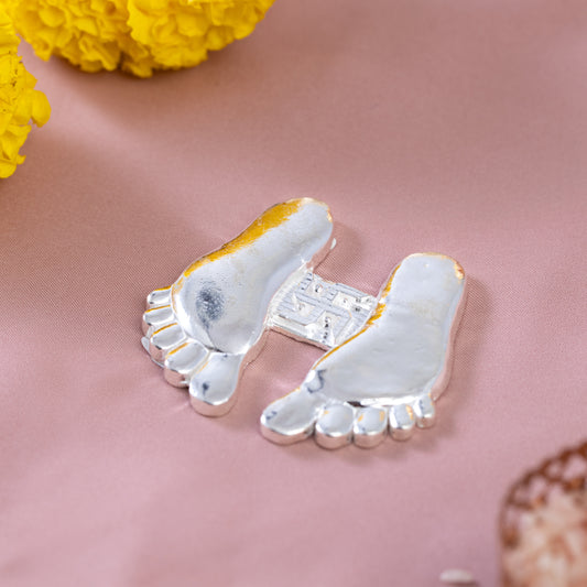 Goddess Laxmiji Charan Paduka - Big