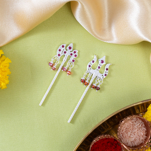 Trishul and Parshu with Charms - Medium