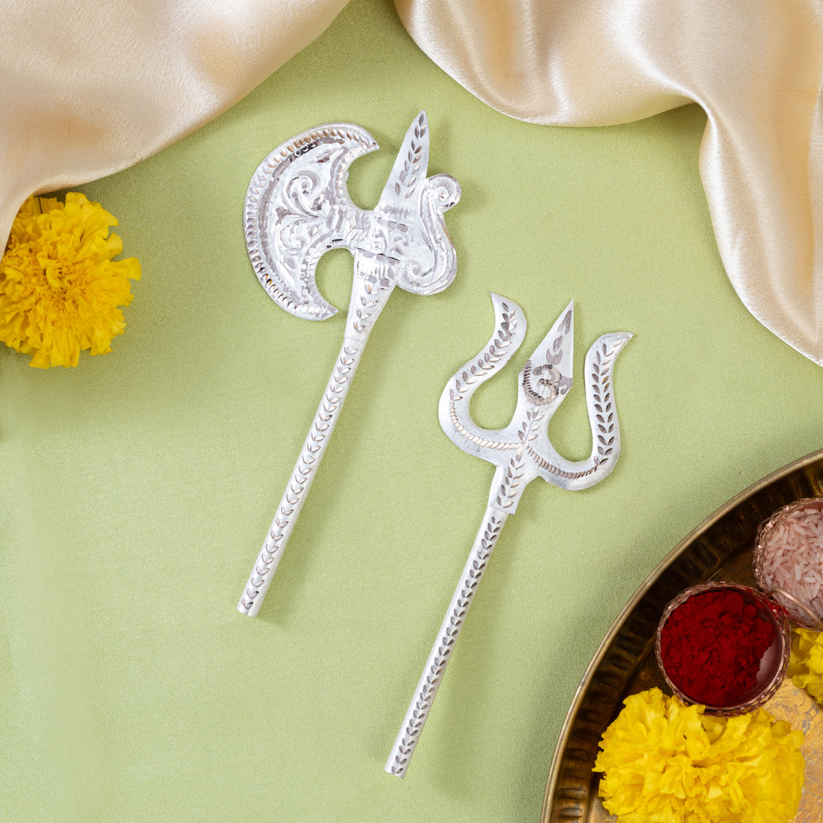 Fancy Trishul and Parshu - Small