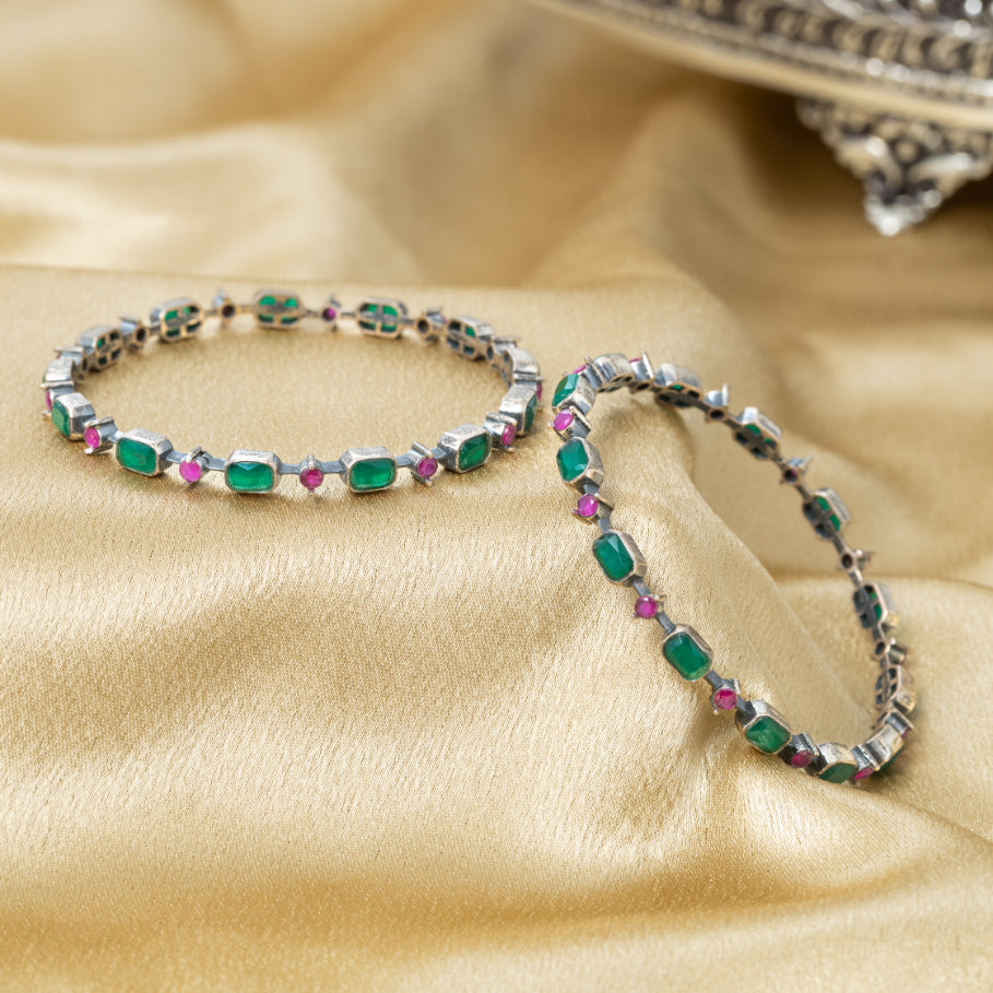 Manika Bangles  (Pair)