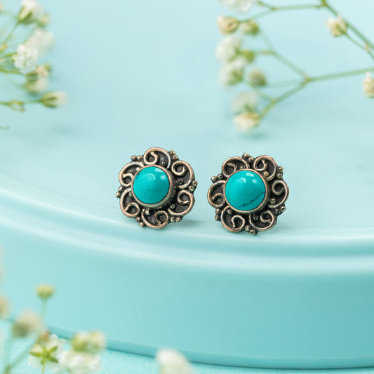 Aqua Glow Studs