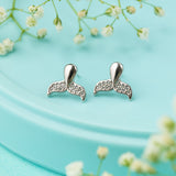 Aqua Tail Studs