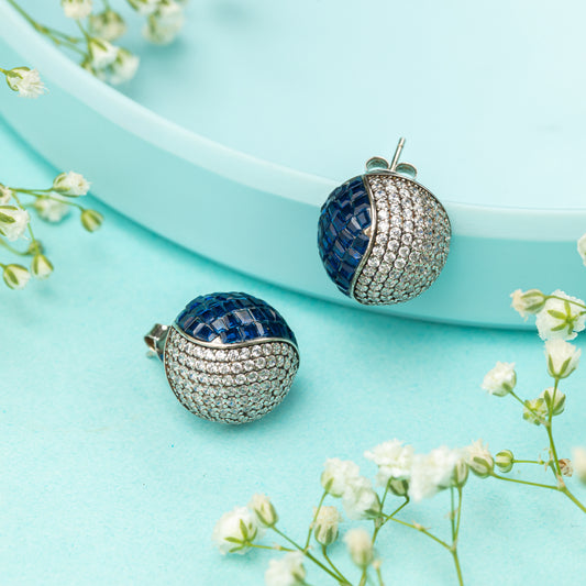 Sky Yin Yang Studs