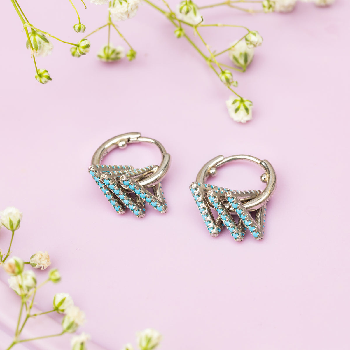 Sapphire Sky Hoops