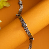 Silver Fleur Bracelet