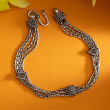 Silver Fleur Bracelet
