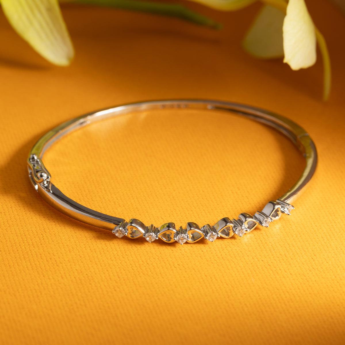 Solitaire Heart Bracelet