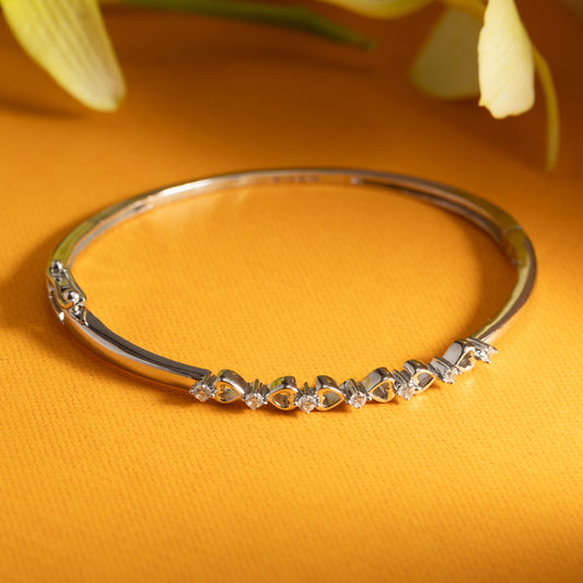 Solitaire Heart Bracelet