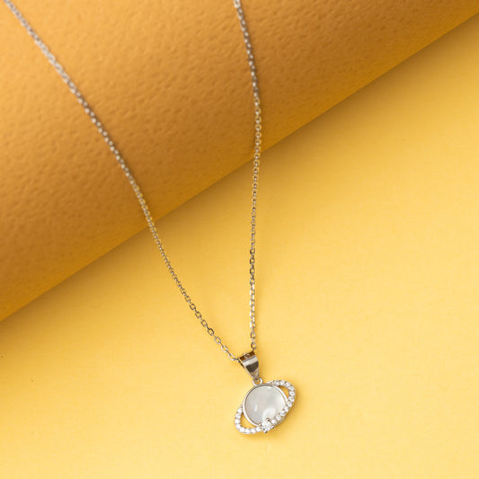 Orbiting Pearl Necklace