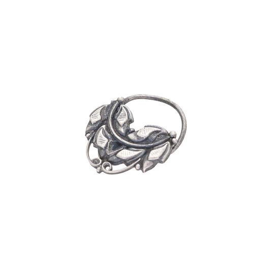 Oxidised Silver Clip-On Nath