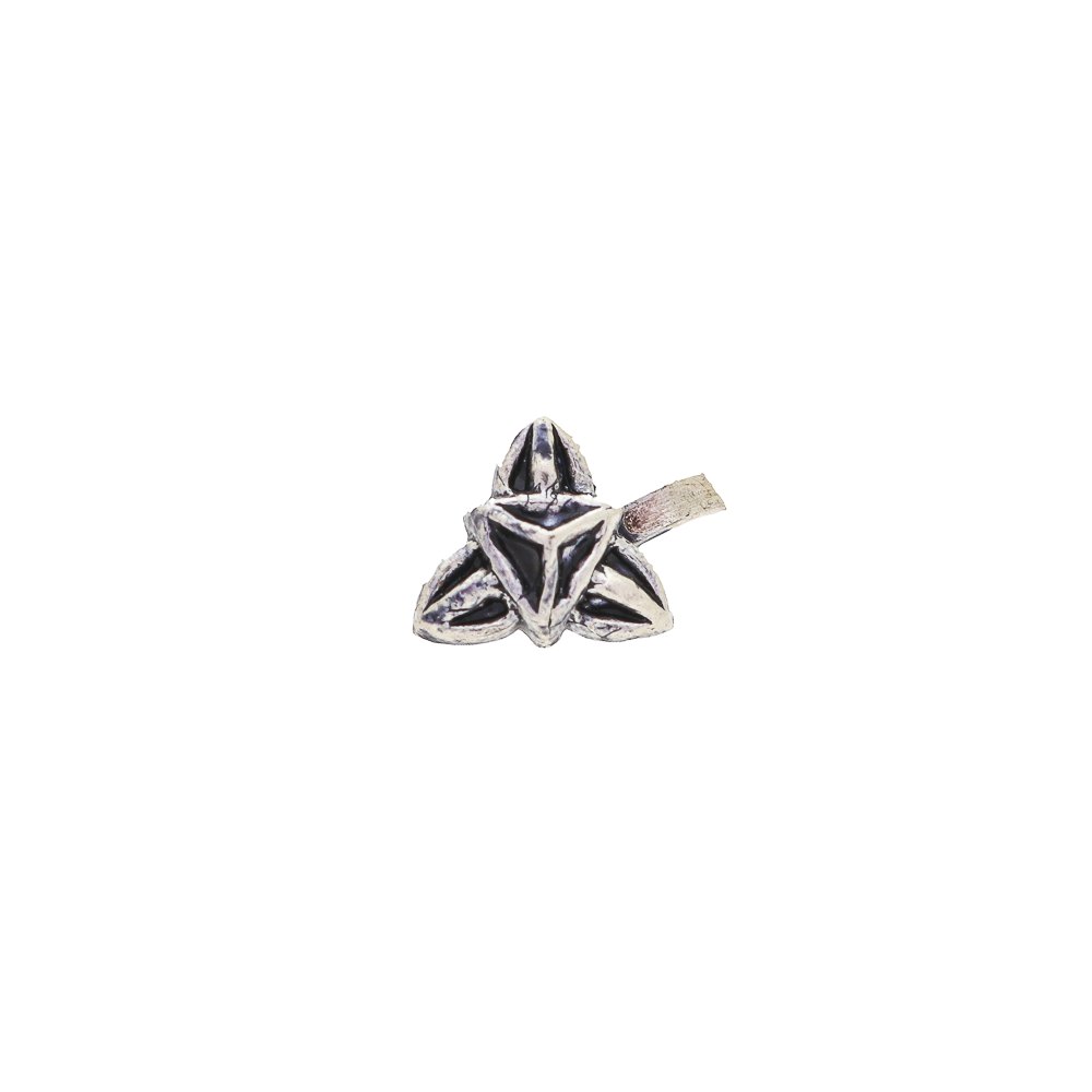 Oxidised 925 Silver Clip On (Press) Nose Pin