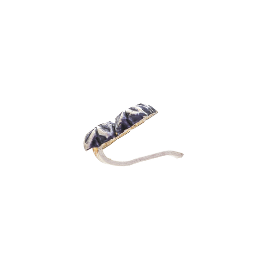 Tara Oxidised Clip On (Press) Nose Pin