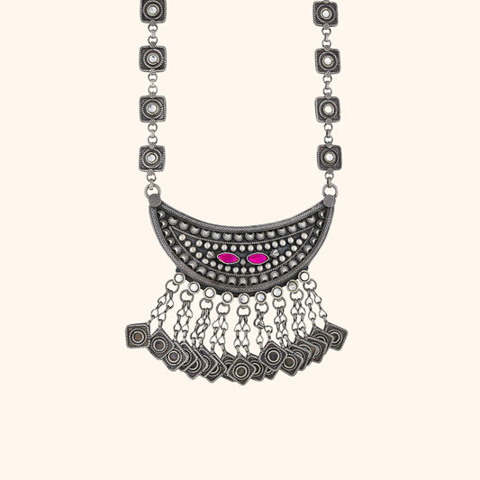 Chaand Shaped Charm Necklace