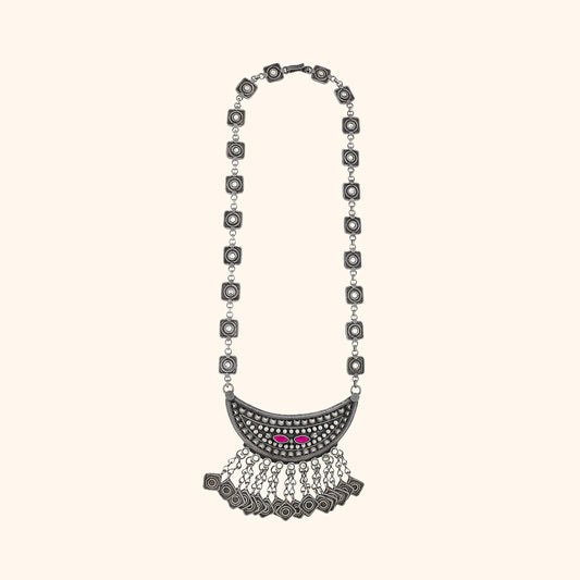 Chaand Shaped Charm Necklace