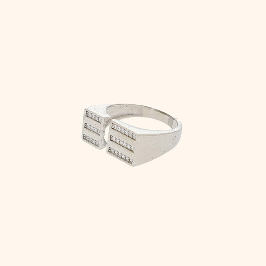 Stylish Statement Maker Zircon Diamond Ring
